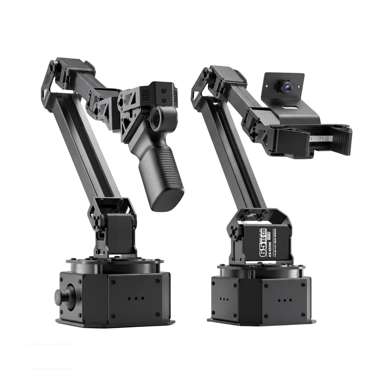 Hiwonder NexArm All-Metal 6-Axis Robot Arm for LeRobot, 65 kg·cm Magnetic-Encoder Servos, 500 g Payload, Leader + Follower Imitation-Learning Kits