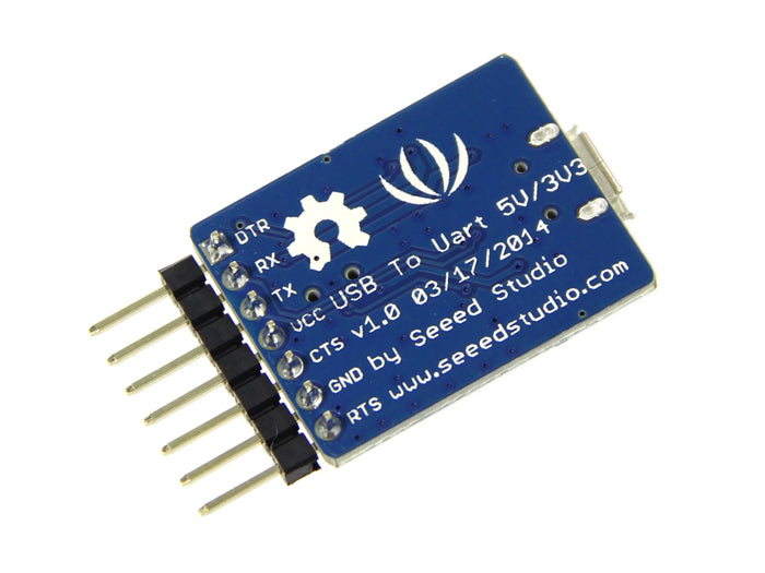 USB to UART Serial Adapter CH340, 5V and 3.3V Selectable, for Arduino, ESP8266, ESP32, STM32 and Raspberry Pi Console
