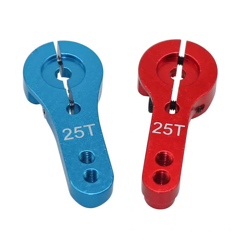 Feetech STS3215 Metal Servo Horns 25T, 6061 Aluminium Main + Rear Horn Set and 25T Arms, with Screws