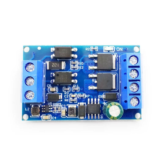 High-Power MOSFET PWM Switch Module DC 4–60V 10A 600W (Dual MOS, Optocoupler Isolated)