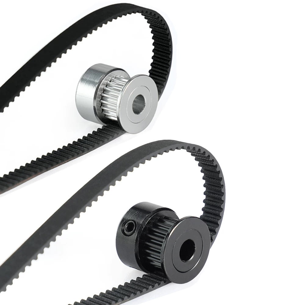 GT2 Timing Pulleys for 3D Printers, 16 / 20 / 30 / 36 / 40 Teeth, 5 mm or 8 mm Bore, 6 mm Belt, Aluminium (Multi-Packs)
