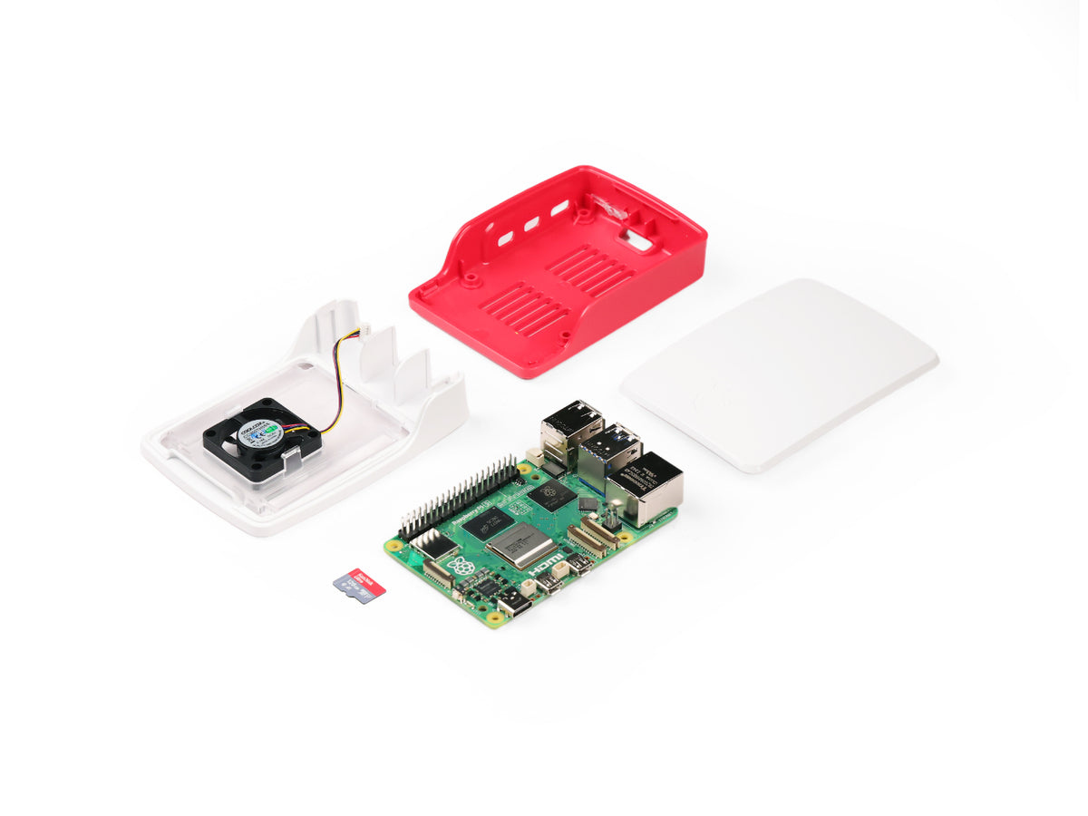 Raspberry Pi 5 Starter Kit (4GB RAM) with Official Case, 27W USB-C Power Supply and 128GB microSD Pre-loaded with Raspberry Pi OS