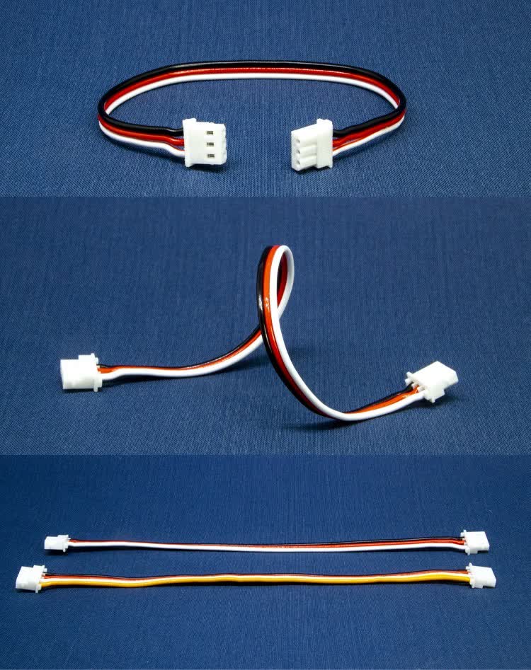 Feetech Bus Servo Cables, 3-Pin 5264 Connectors, for STS3215 / SO-ARM101 / LeKiwi, 15–90 cm, 5-Packs and Mixed Set